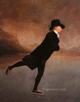 The Reverend Robert Walker Skating Scottish portrait painter Henry Raeburn Oil Paintings